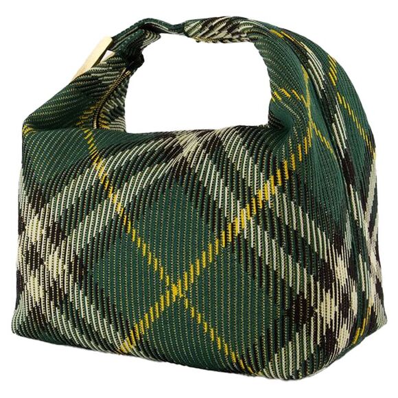 Medium Peg Shoulder Bag - Burberry - Nylon - Green - Picture 2 of 4